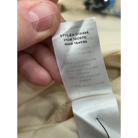 NWT Lulus Womens Show Stopper Cocktail Dress Floral Embroidered Beige Size XS - Picture 10 of 11